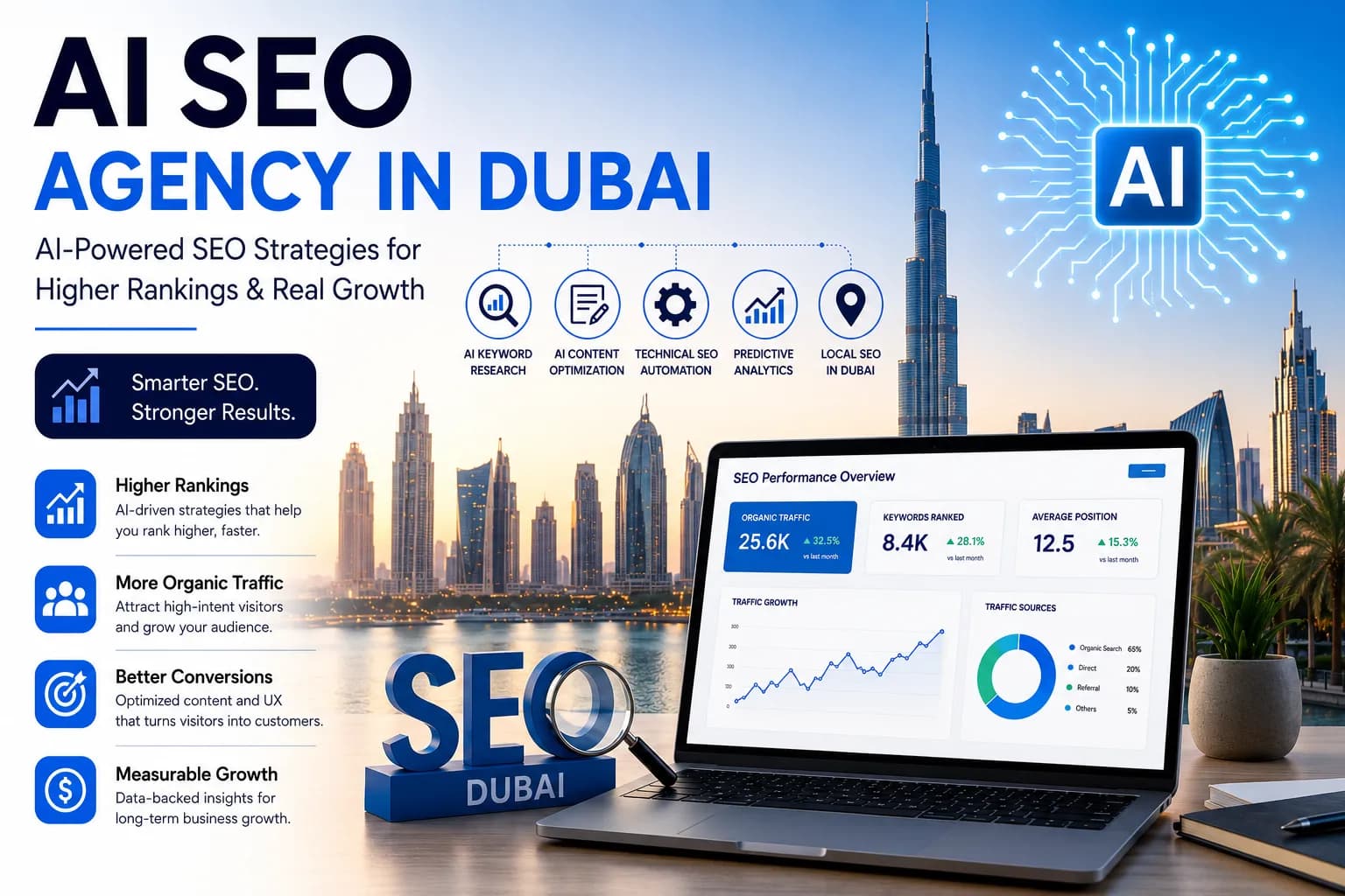 AI SEO Agency in Dubai | AI-Powered SEO Services & Growth